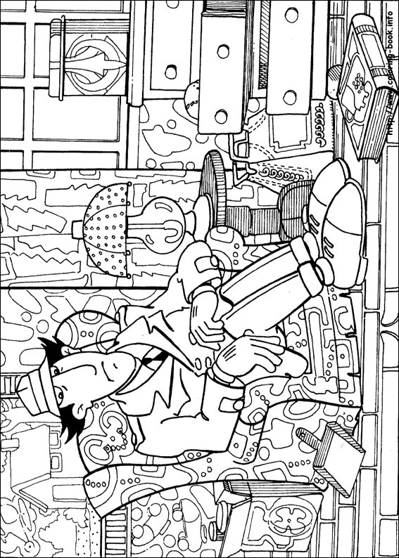 Inspector Gadget coloring picture