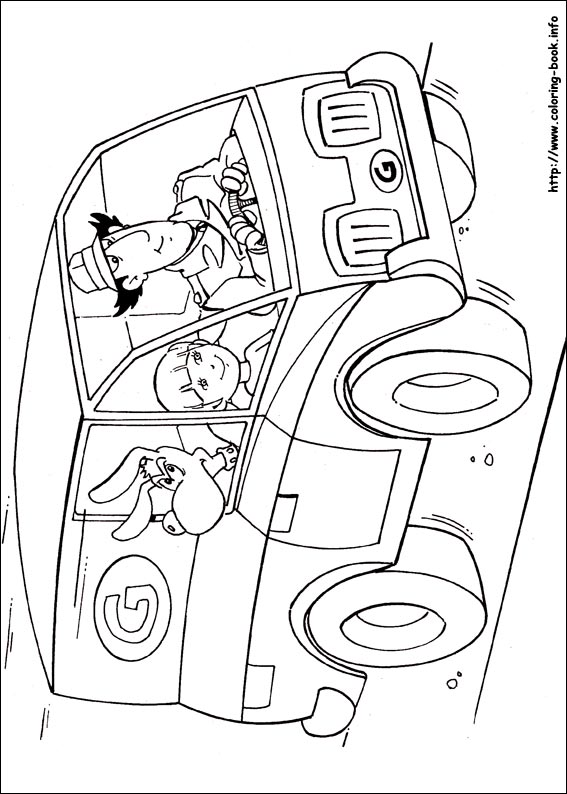 Inspector Gadget coloring picture