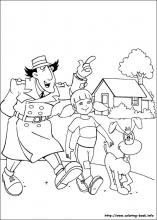 Inspector Gadget coloring pages