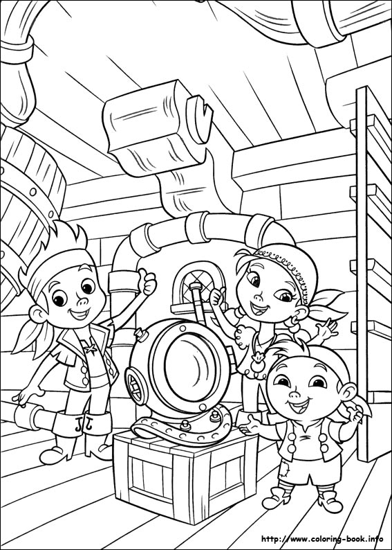 Jake and the Never Land Pirates coloring picture