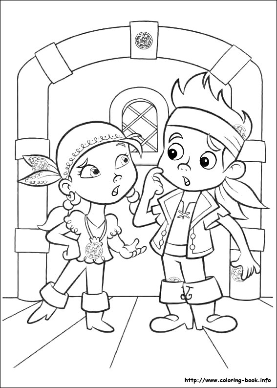 Jake and the Never Land Pirates coloring picture