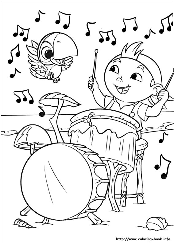 Jake and the Never Land Pirates coloring picture