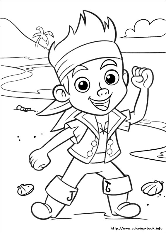 Jake and the Never Land Pirates coloring picture