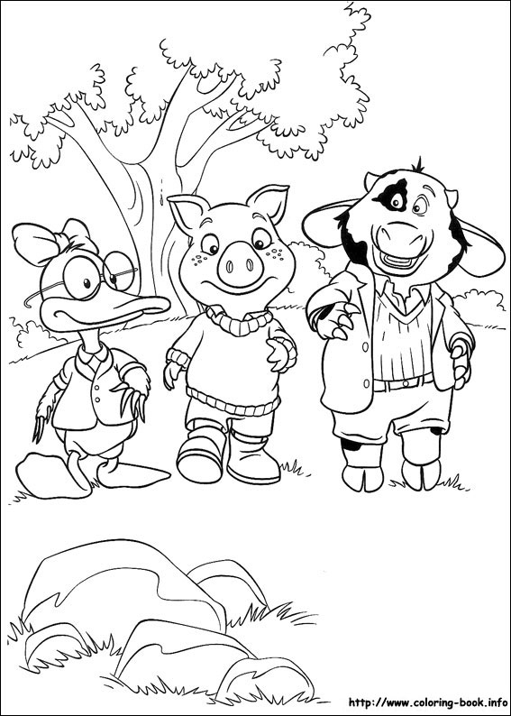 Jakers, Piggley Winks coloring picture