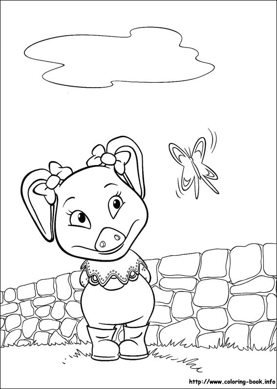 Jakers, Piggley Winks coloring picture