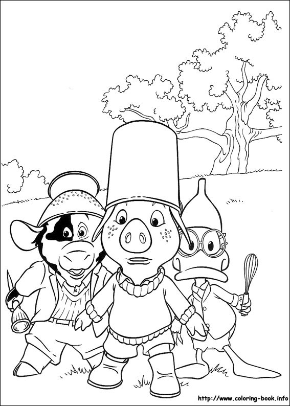 Jakers, Piggley Winks coloring picture