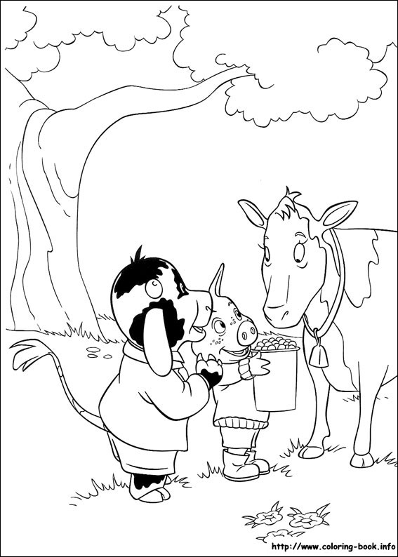 Jakers, Piggley Winks coloring picture