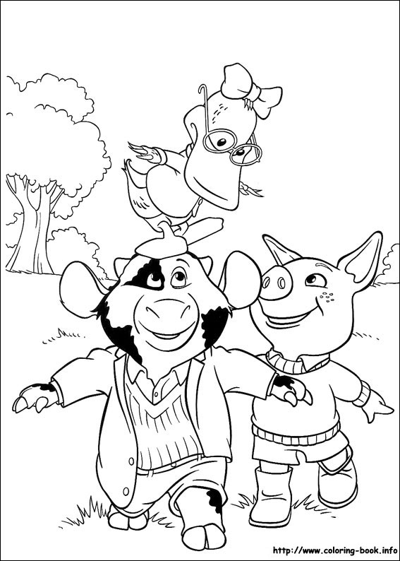 Jakers, Piggley Winks coloring picture