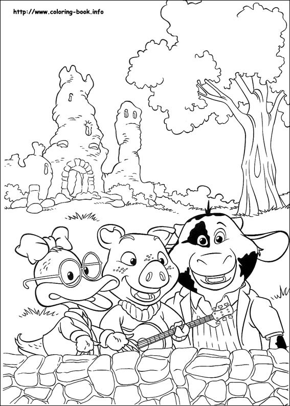 Jakers, Piggley Winks coloring picture