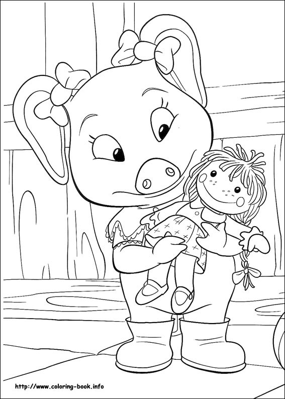 Jakers, Piggley Winks coloring picture