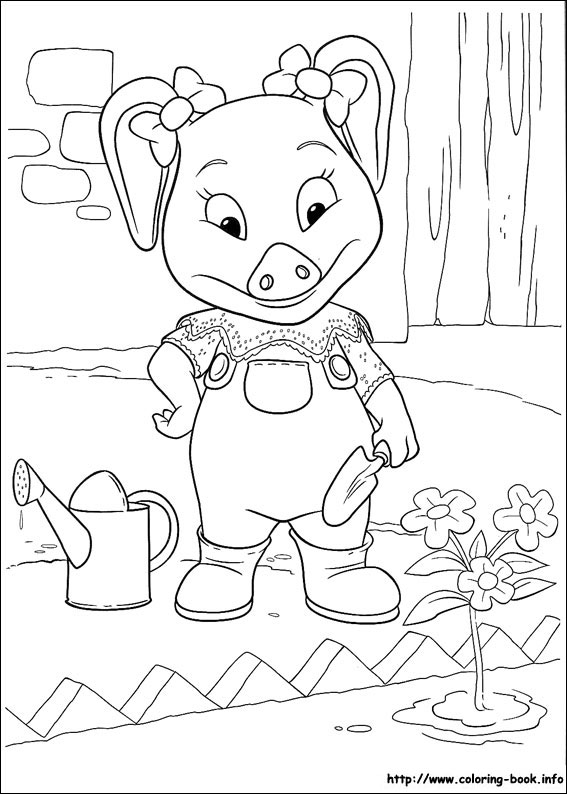 Jakers, Piggley Winks coloring picture