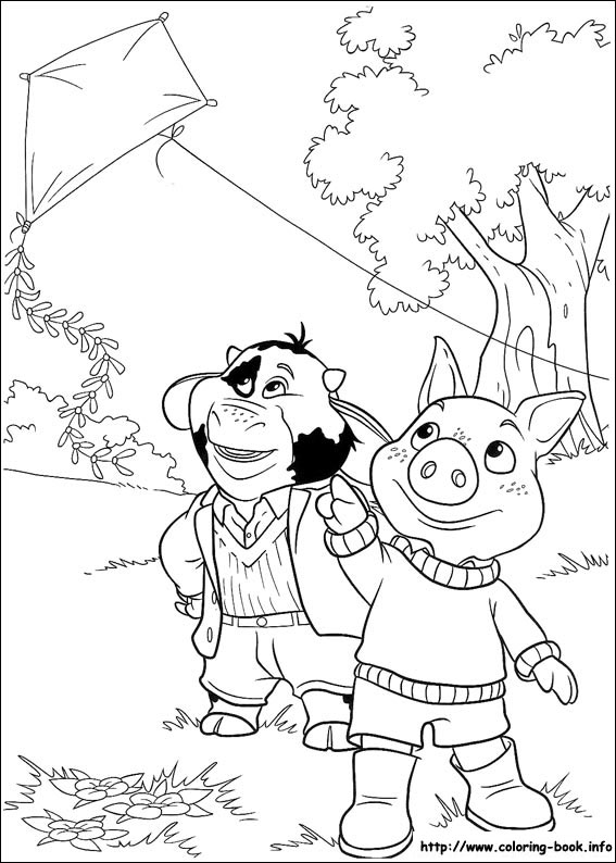 Jakers, Piggley Winks coloring picture