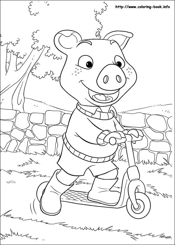 Jakers, Piggley Winks coloring picture