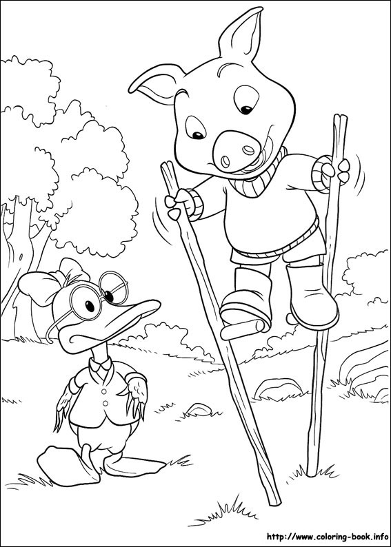 jakers piggley winks coloring pages - photo #16