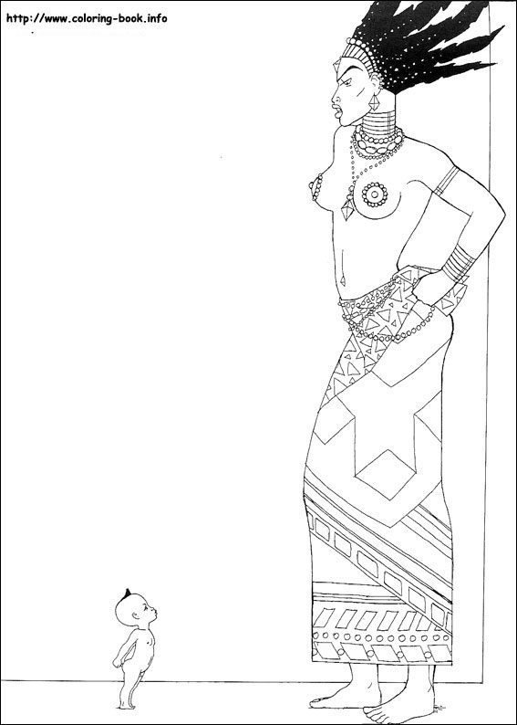 Kirikou coloring picture