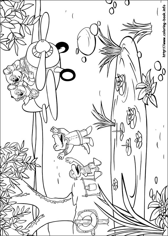 Koala Brothers coloring picture