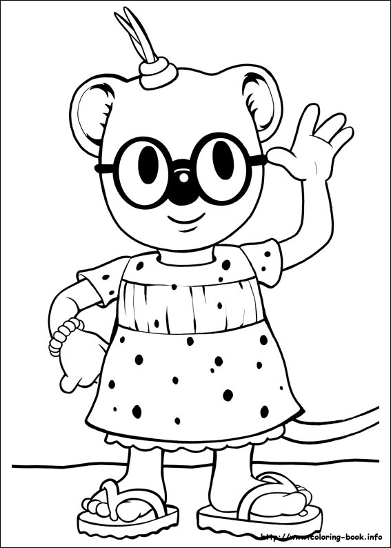 Koala Brothers coloring picture