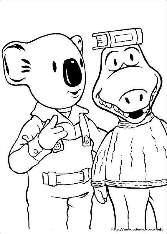 Koala Brothers coloring picture