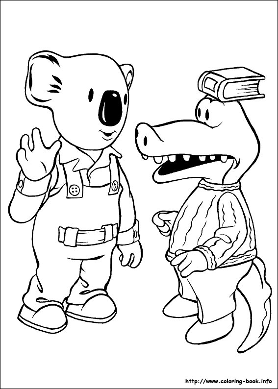 Koala Brothers coloring picture