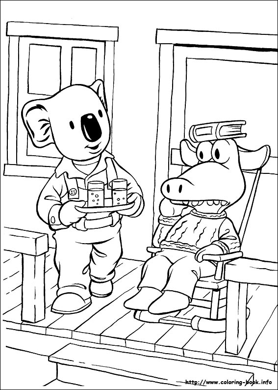 Koala Brothers coloring picture