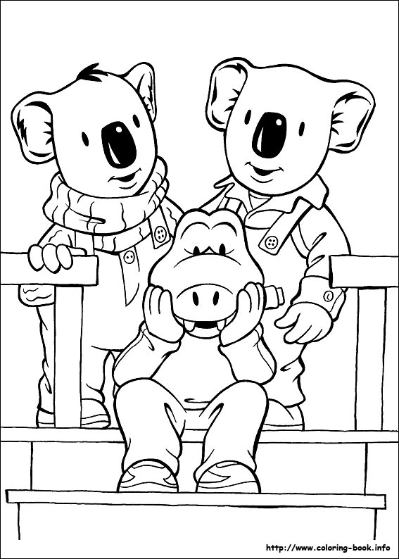 Koala Brothers coloring picture