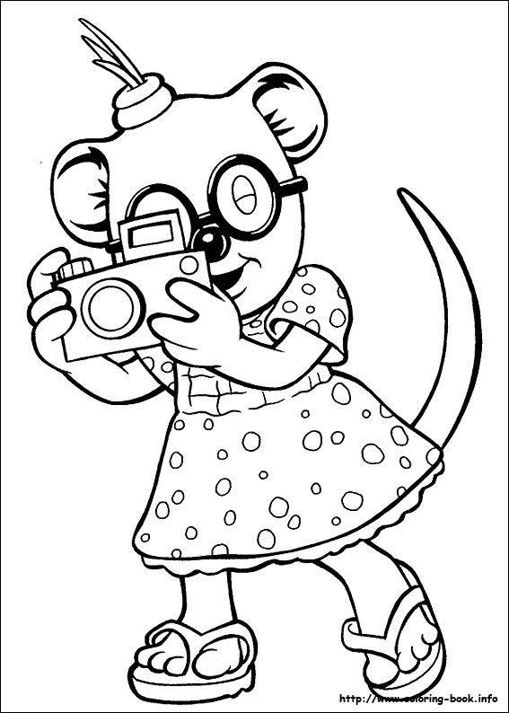 Koala Brothers coloring picture