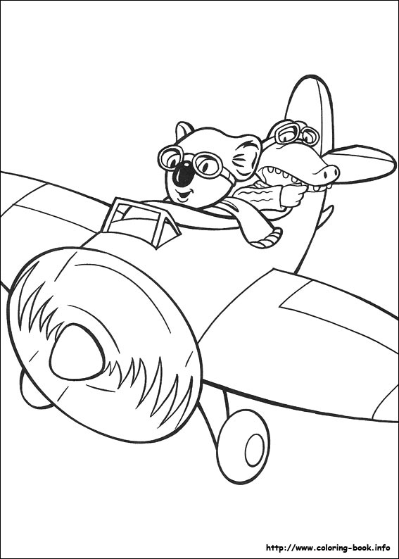 Koala Brothers coloring picture