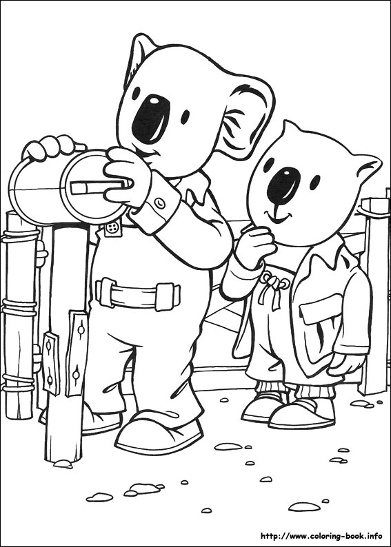 Koala Brothers coloring picture