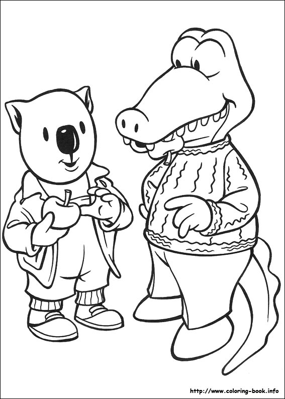 Koala Brothers coloring picture