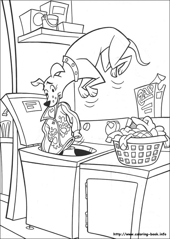 Krypto coloring picture