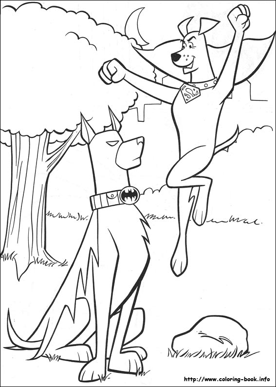 Krypto coloring picture