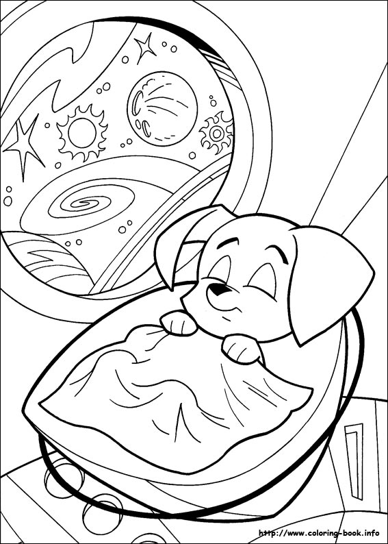 Krypto coloring picture