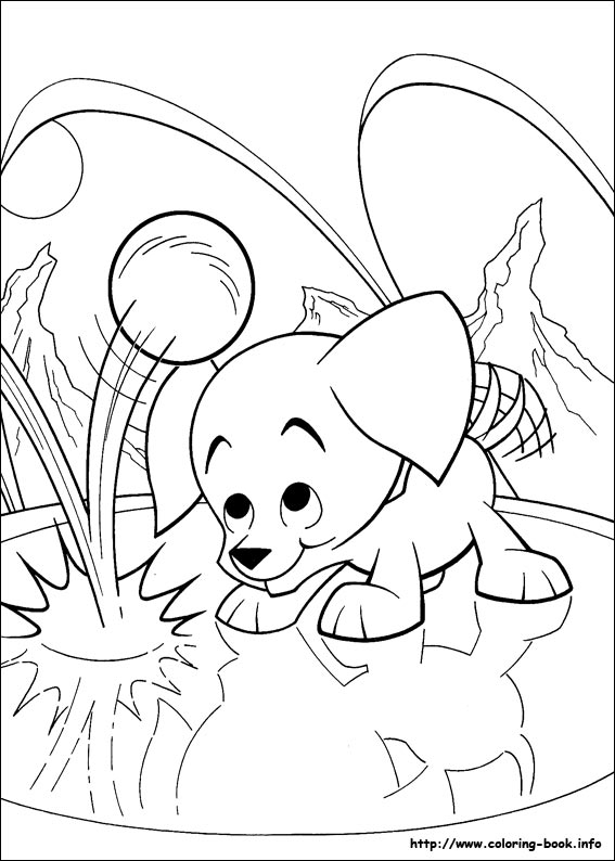 Krypto coloring picture