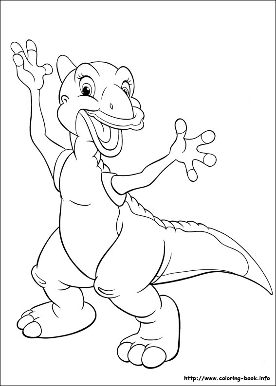 The Land Before Time coloring picture