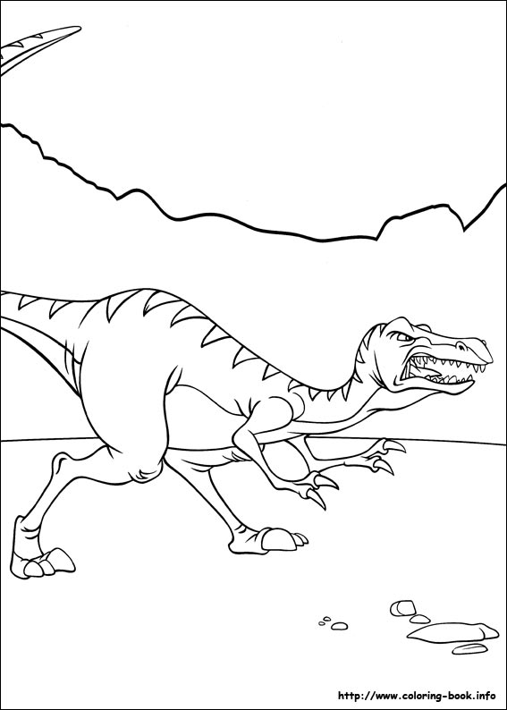 The Land Before Time coloring picture