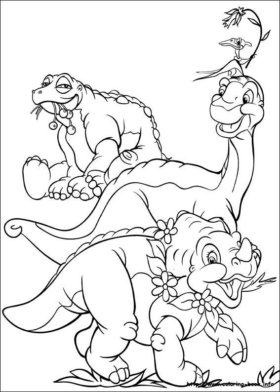 The Land Before Time coloring picture