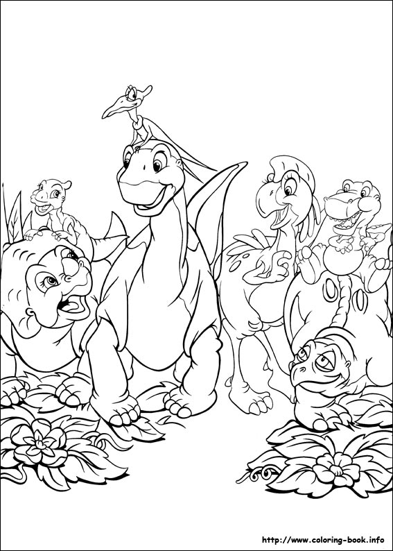 The Land Before Time coloring picture