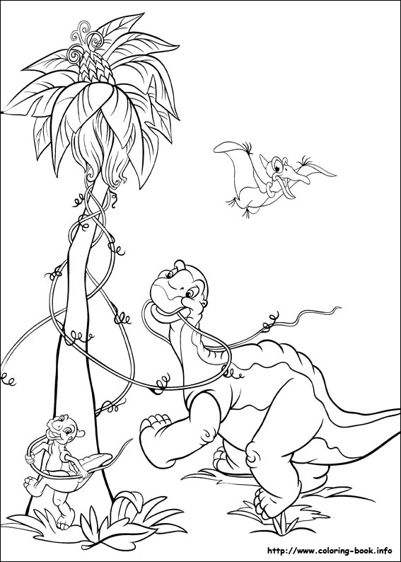 The Land Before Time coloring picture