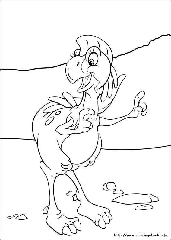 The Land Before Time coloring picture