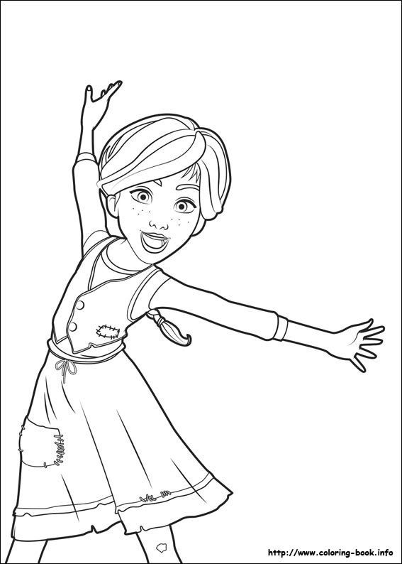 Leap! coloring picture