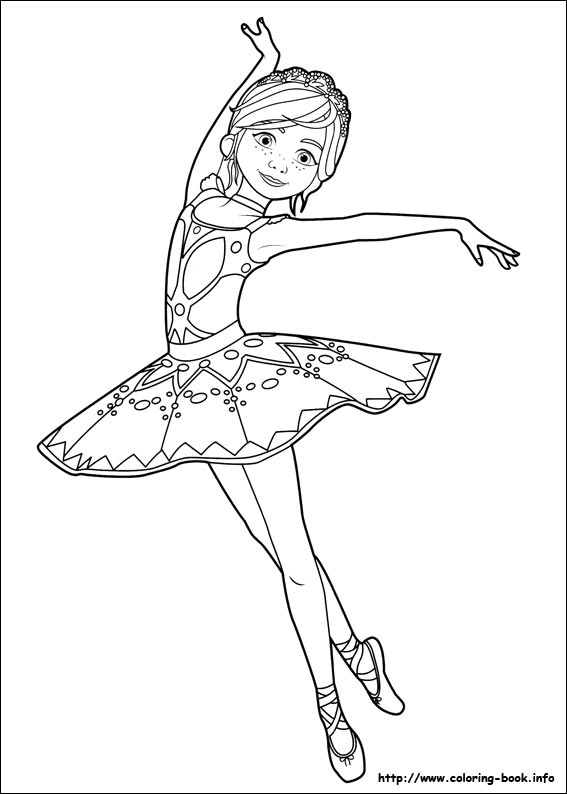 Leap! coloring picture