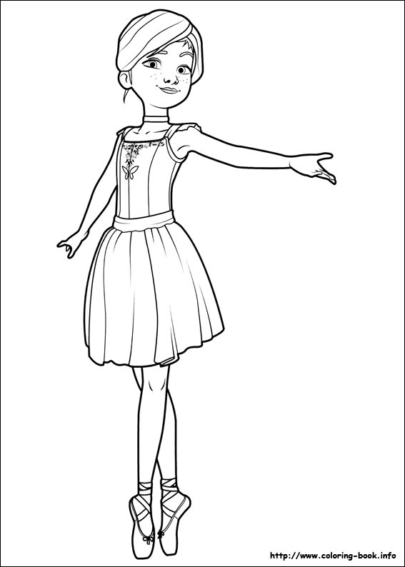 Leap! coloring picture