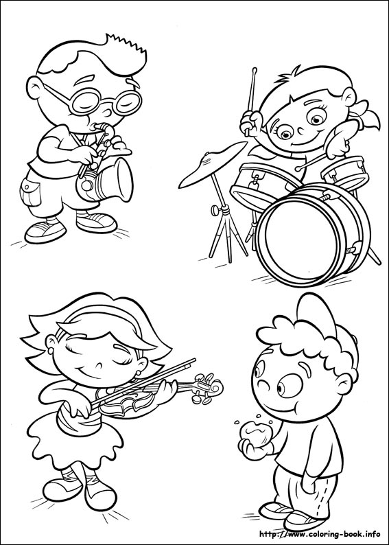 Little Einsteins coloring picture