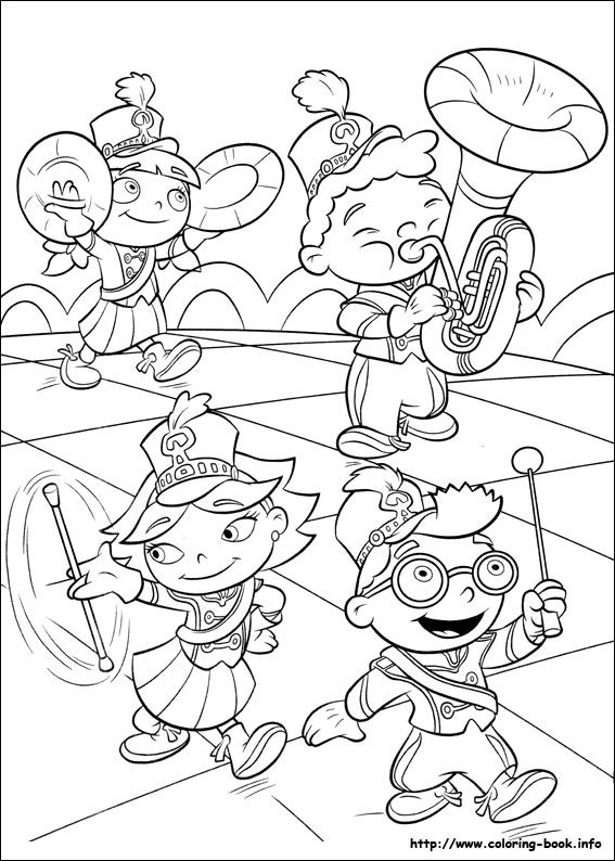 Little Einsteins coloring picture