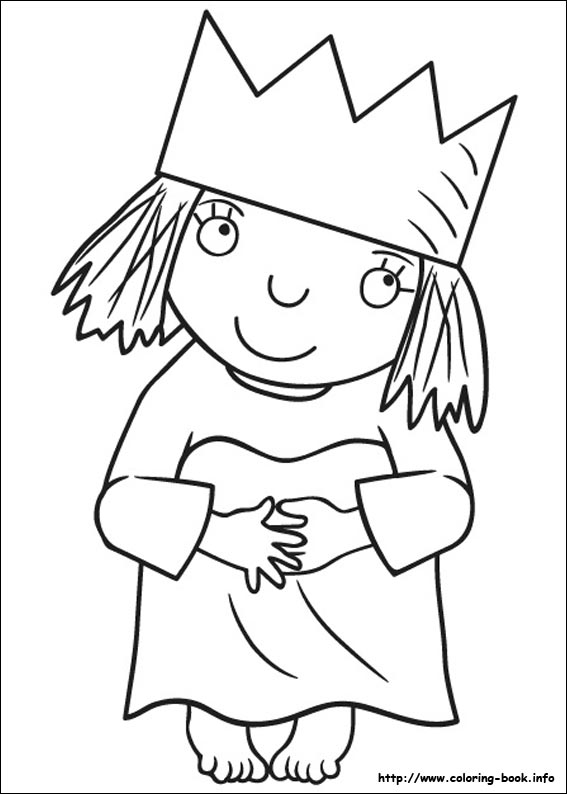 Little Princess coloring picture