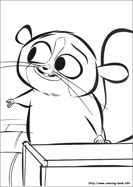 Madagascar 2 coloring picture