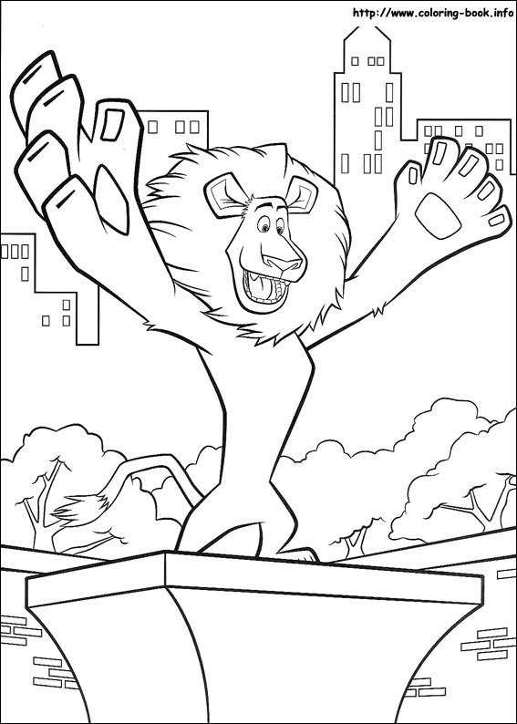 Coloring Pages Madagascar