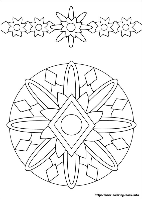 Mandalas coloring picture