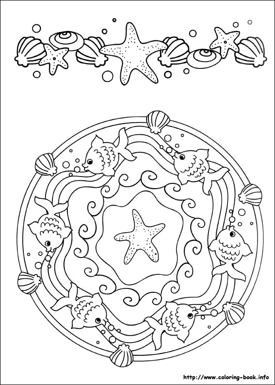 Mandalas coloring picture