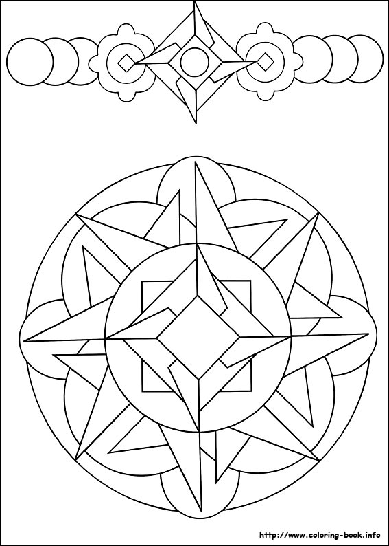 Mandalas coloring picture